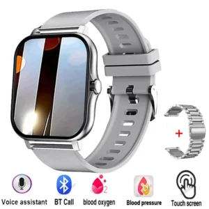 Smartwatch sportowy z pomiarem tętna i rozmowami Bluetooth Wh20szstrap