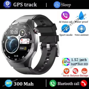 Smartwatch Watch 5 Pro z GPS, AMOLED i NFC Czarny