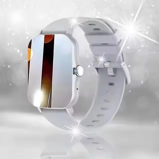 Smartwatch z funkcją rozmów i ekranem dotykowym do iPhone i Android Biały