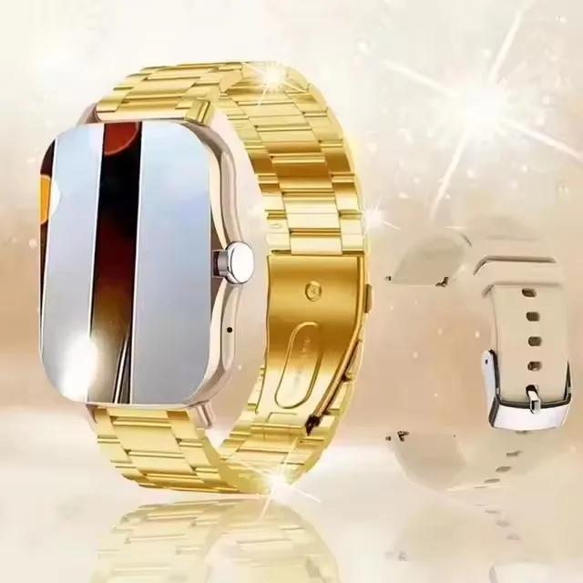 Smartwatch z funkcją rozmów i ekranem dotykowym do iPhone i Android Go20szstrap