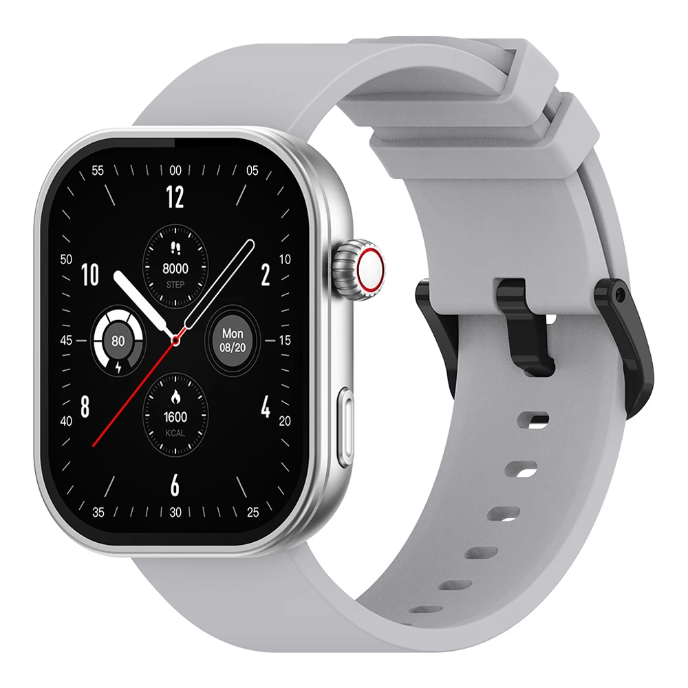 Smartwatch Zeblaze Btalk Plus z GPS i rozmowami Srebrny
