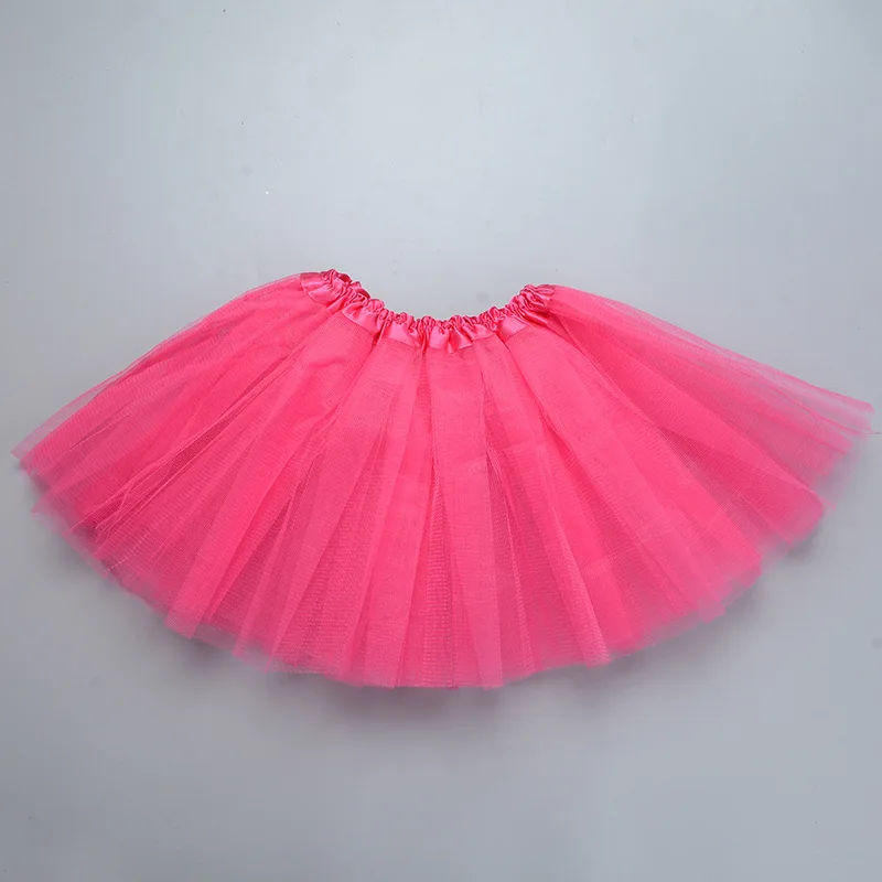 Spódniczka tutu baletowa tiulowa dla dziewczynki Amarantowy