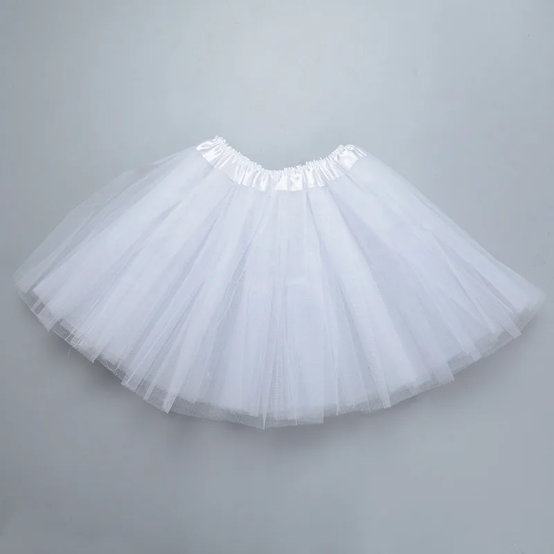 Spódniczka tutu baletowa tiulowa dla dziewczynki Biały