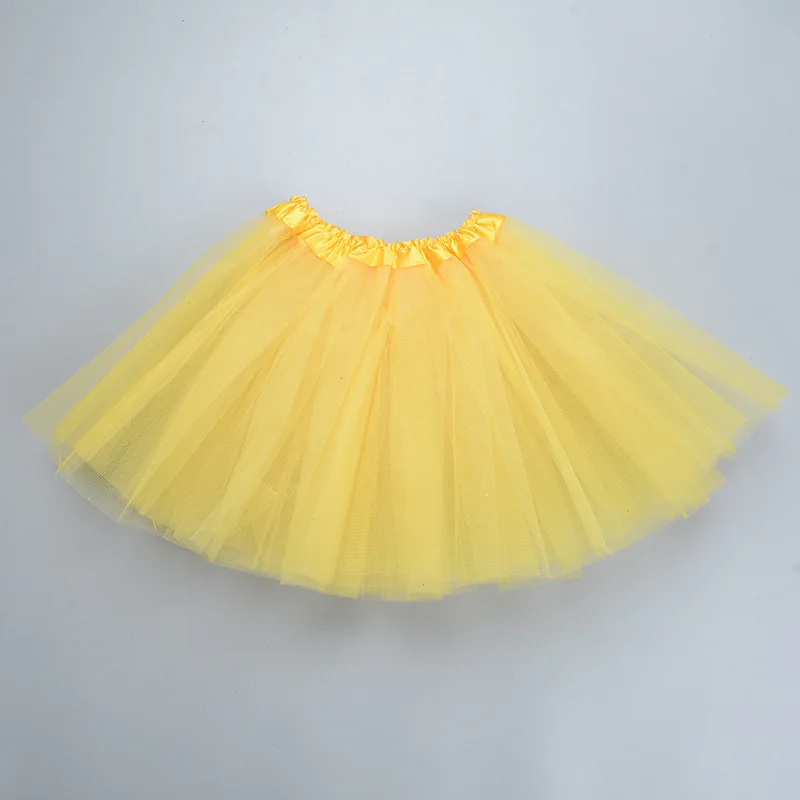 Spódniczka tutu baletowa tiulowa dla dziewczynki Żółty