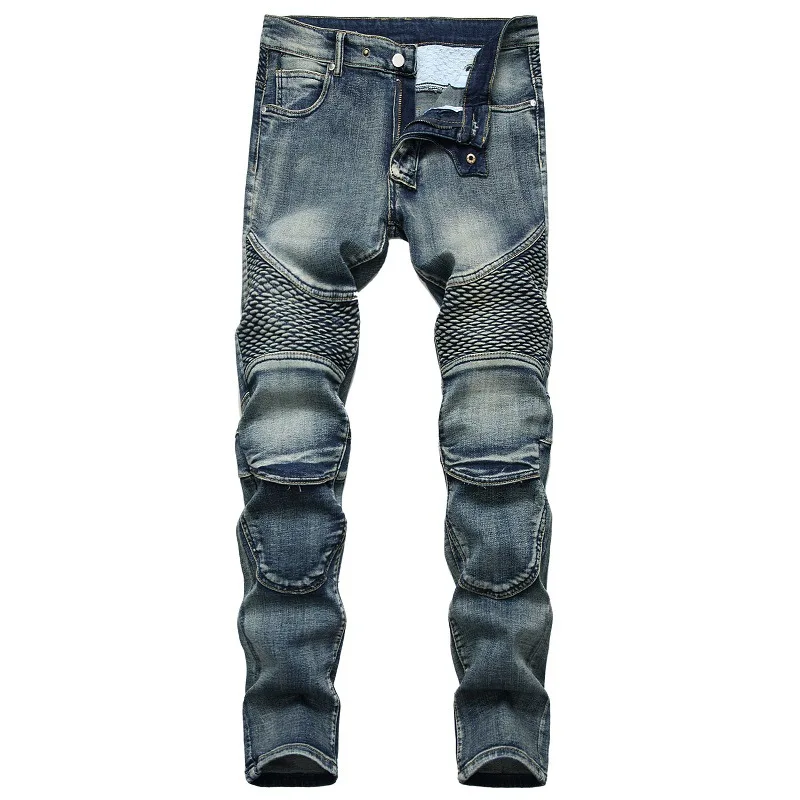 Spodnie motocyklowe jeansy z ochraniaczami No zipper