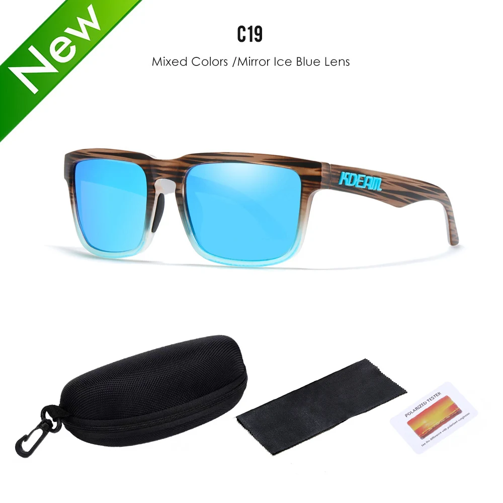 Spolaryzowane okulary przeciwsłoneczne Kdeam unisex C19