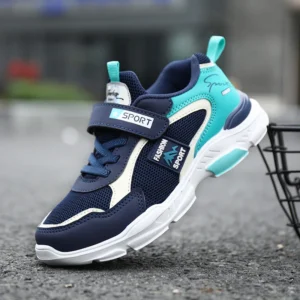 Sportowe buty dziecięce dla chłopca z oddychającą siateczką Niebieski