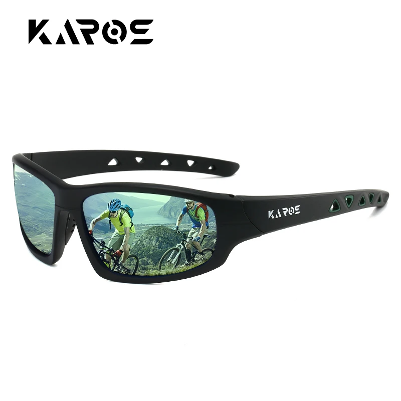 Sportowe okulary przeciwsłoneczne KAROS z polaryzacją i filtrem UV E only glasses
