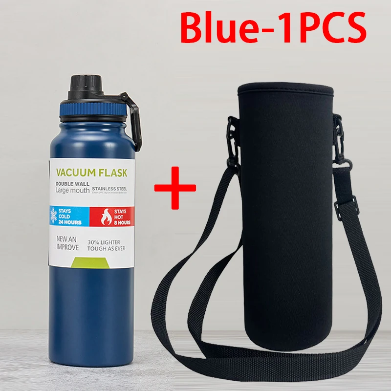 Sportowy termos stalowy izolowany 600–1000 ml kubek samochodowy żółty