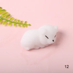 Squishy mochi kocie łapki - mini zabawki antystresowe TPR Wielokolorowy