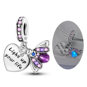 Srebrne charms 925 z motywami zwierząt do bransoletki Neon