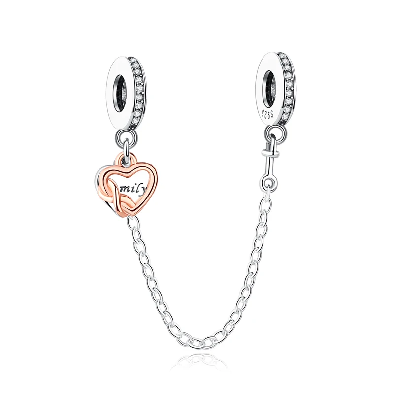 Srebrny charms drzewo genealogiczne z sercem dla mamy Neon