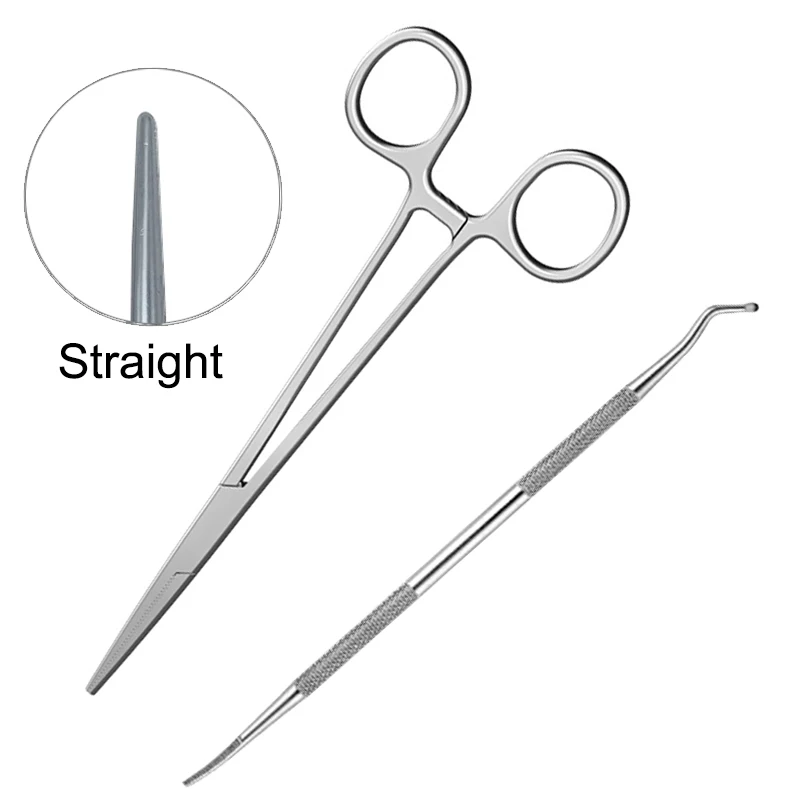 Stalowe cążki do paznokci u stóp i wrastających Straight set