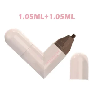 Stempel do eyelinera efekt kociego oka - dwustronny szablon Zielony