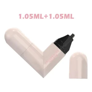 Stempel do makijażu oczu ze skrzydłami - podwójny szablon Biały