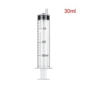Sterylna strzykawka pomiarowa 5-30 ml bez igły - do dozowania i napełniania Khaki