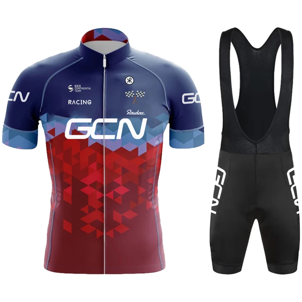Strój kolarski męski koszulka i spodenki rowerowe zestaw Cycling set 2