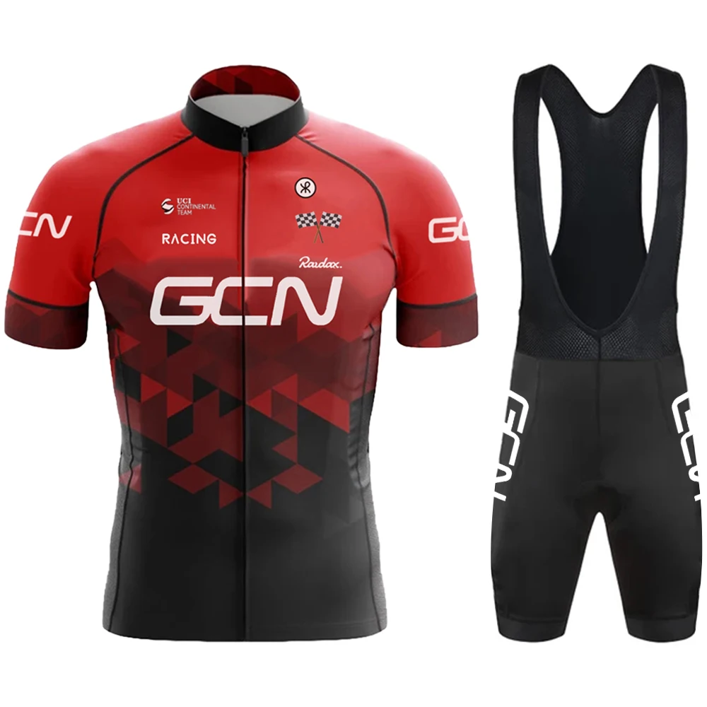 Strój kolarski męski koszulka i spodenki rowerowe zestaw Cycling set 4