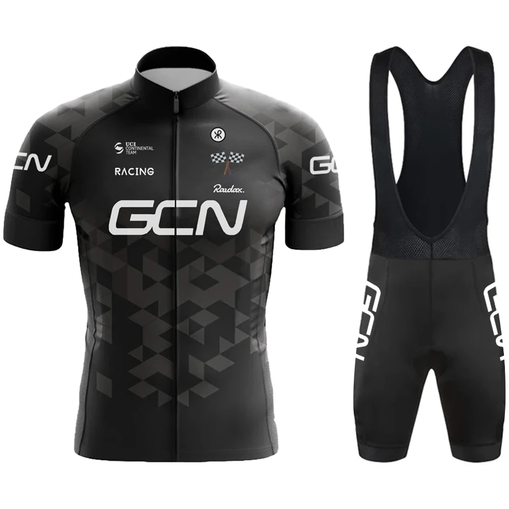 Strój kolarski męski koszulka i spodenki rowerowe zestaw Cycling set 5