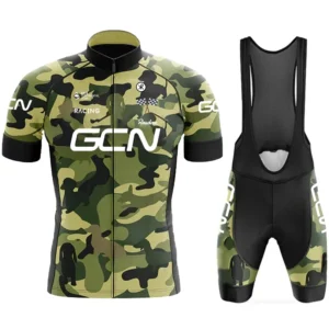 Strój kolarski męski koszulka i spodenki rowerowe zestaw Cycling set 6