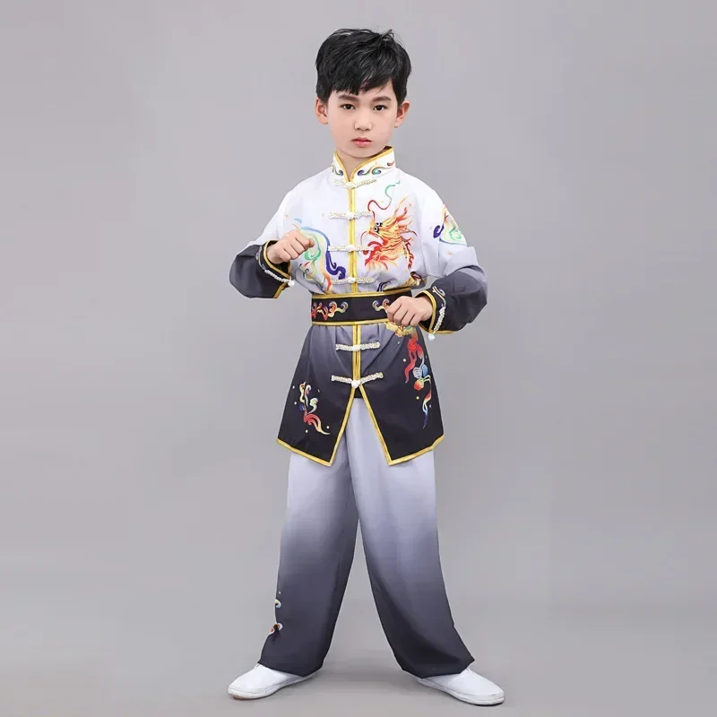 Strój Kung Fu dla dzieci, kimono Wushu i Tai Chi Biały
