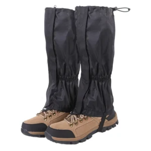 Stuptuty trekkingowe wodoodporne na buty turystyczne Czarny
