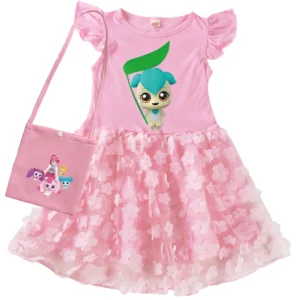 Sukienka dla dziewczynki na przyjęcie, tiulowa księżniczka K dress bag