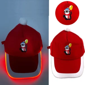 Świecąca czapka z daszkiem LED na imprezę i dyskotekę 20