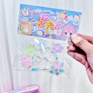 Świecąca squishy kocia łapka - zabawka antystresowa Jasnoszary