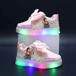 Świecące buty LED dla dzieci – sneakersy z podświetlaną podeszwą Jak na zdjęciu