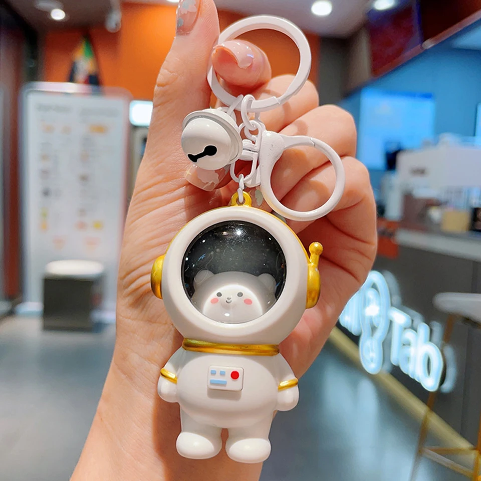 Świecący brelok astronauta kot - kawaii Style b 2