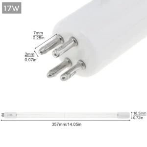 Świetlówka UV G10q do sterylizacji i filtrów powietrza 17w