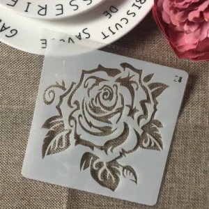 Szablon pięść DIY 13 cm do scrapbookingu i malowania Szary