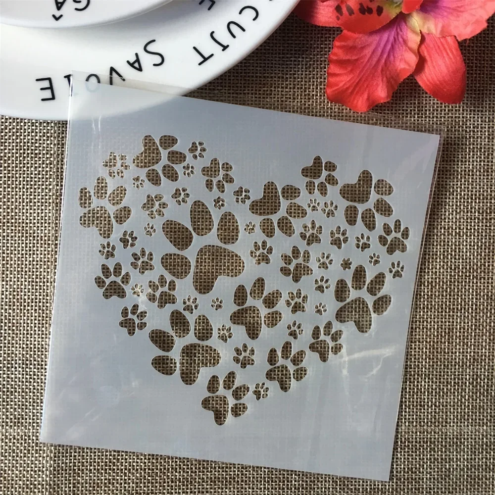 Szablon do scrapbookingu słońce 13 cm plastikowy DIY Biały
