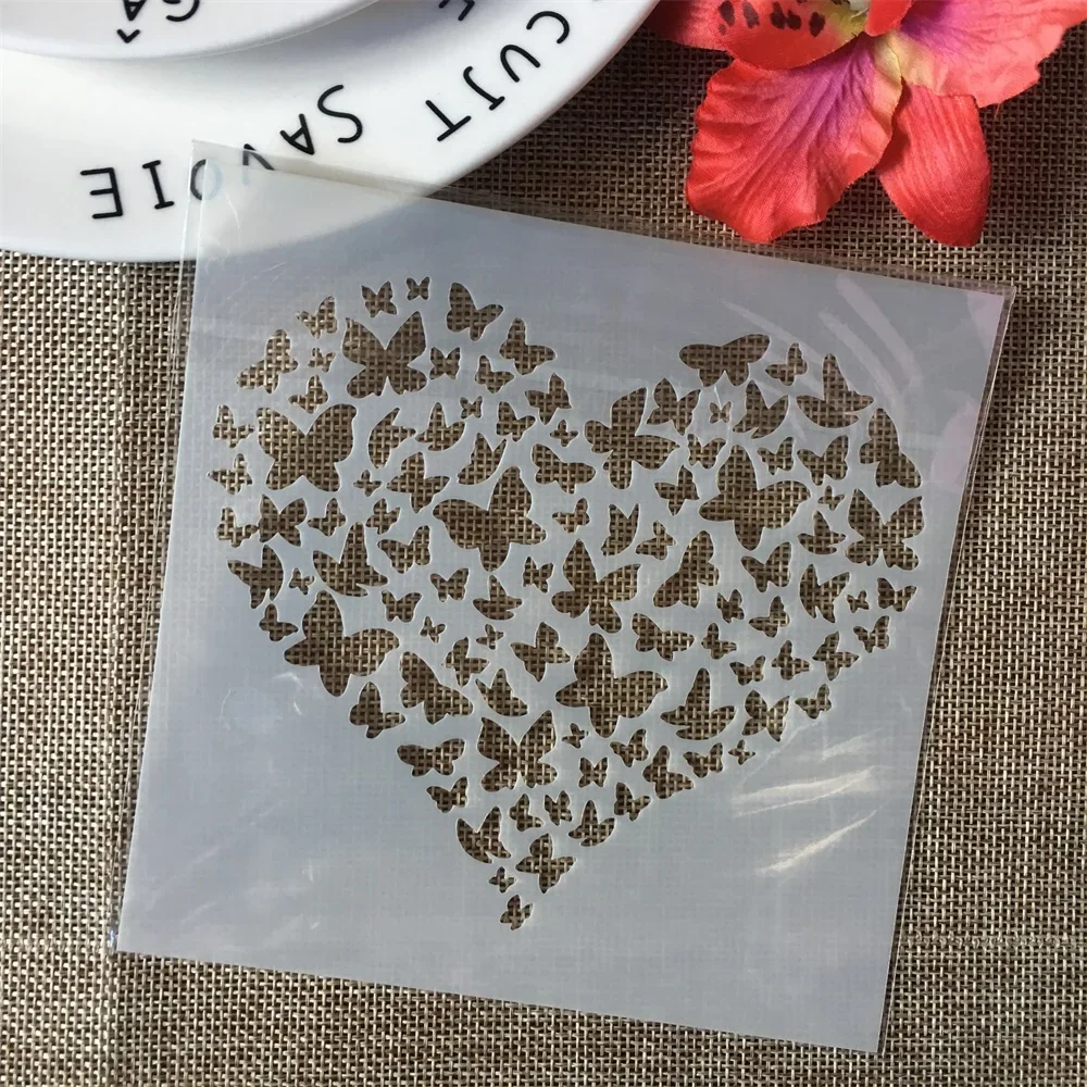 Szablon do scrapbookingu słońce 13 cm plastikowy DIY Niebieski