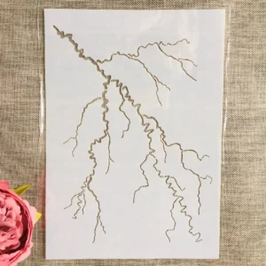 Szablony malarskie A4 — rośliny i korzenie do dekoracji DIY