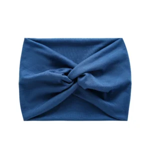 Szeroka elastyczna opaska turban do włosów dla kobiet 3