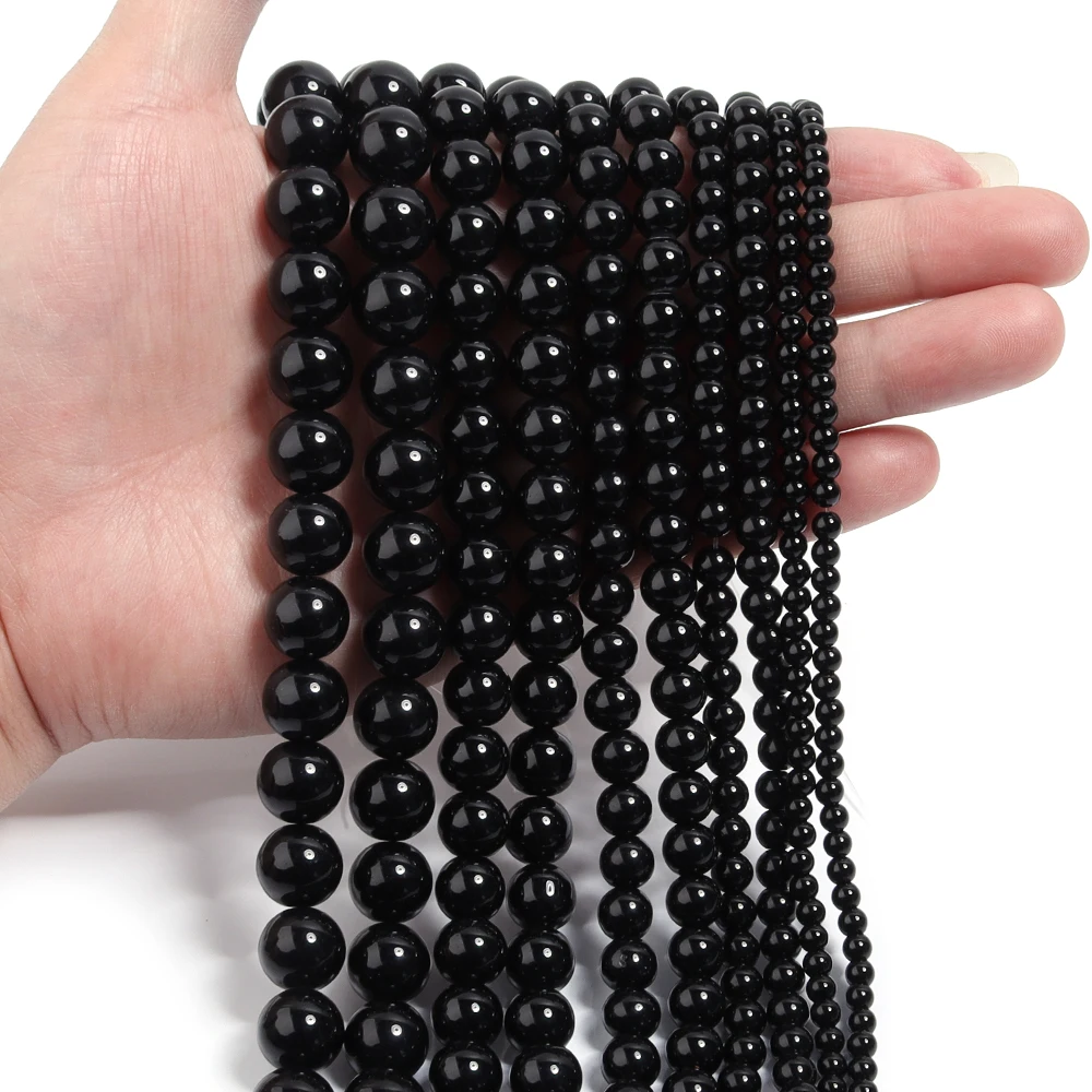 Szklane koraliki dystansowe okrągłe do tworzenia biżuterii DIY Fioletowy