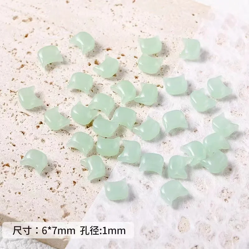 Szklane koraliki głowa kota Lampwork 7 mm (20 szt.) 2