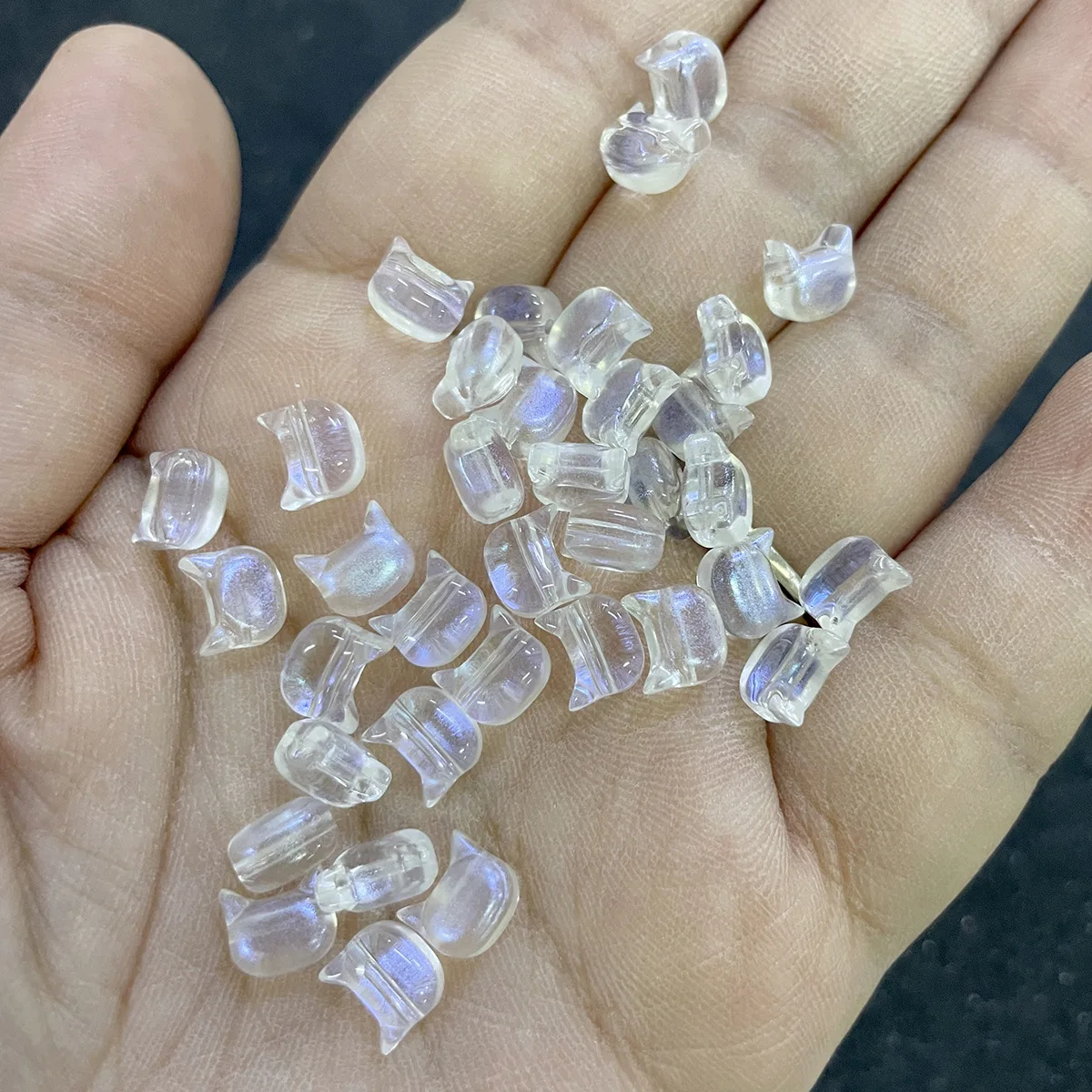 Szklane koraliki kot 7 mm, 20 sztuk do tworzenia biżuterii 11