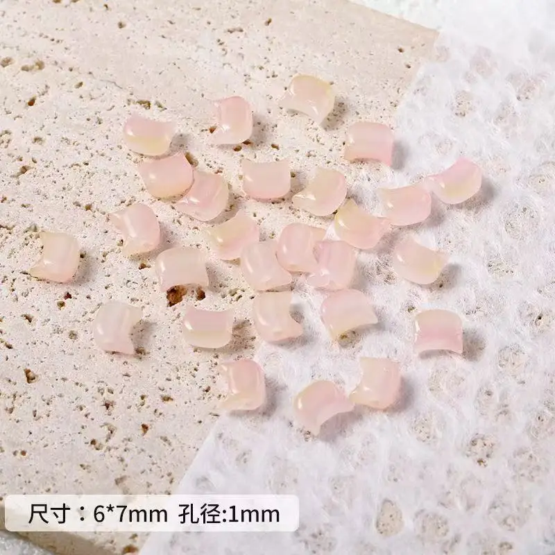 Szklane koraliki kot 7 mm, 20 sztuk do tworzenia biżuterii 8