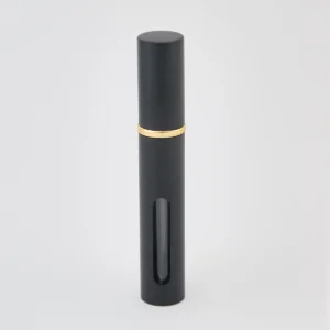 Szklany atomizer do perfum podróżny 10 ml Czarny