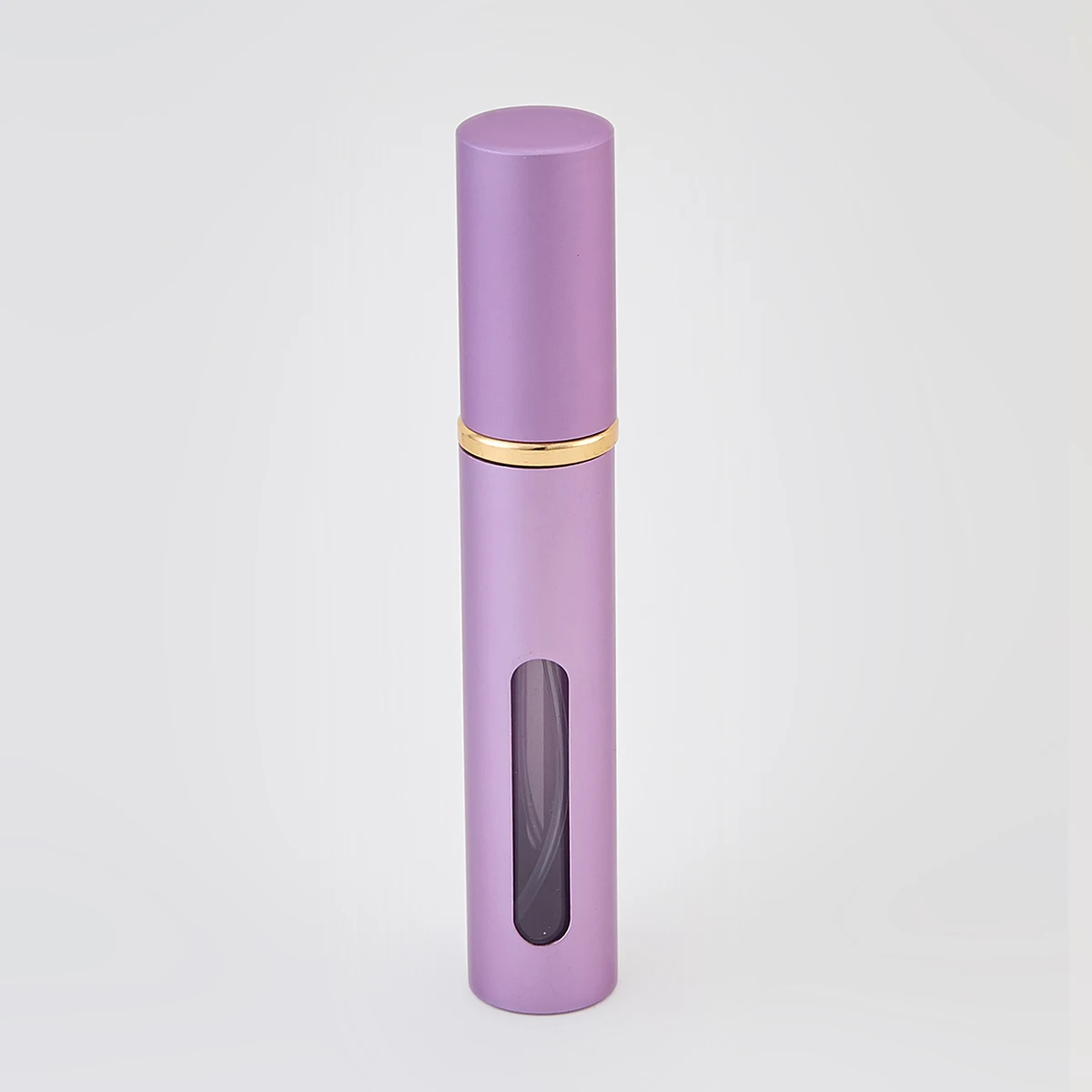 Szklany atomizer do perfum podróżny 10 ml Fioletowy