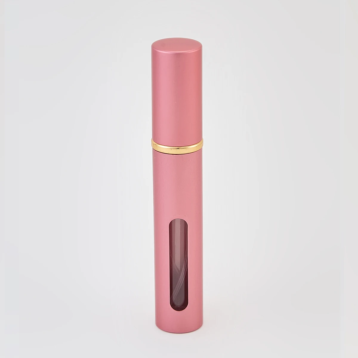 Szklany atomizer do perfum podróżny 10 ml Różowy