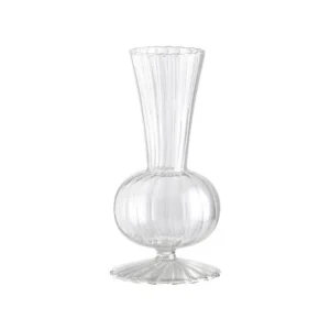 Szklany wazon hydroponiczny - przezroczyste terrarium na rośliny Transparent xl