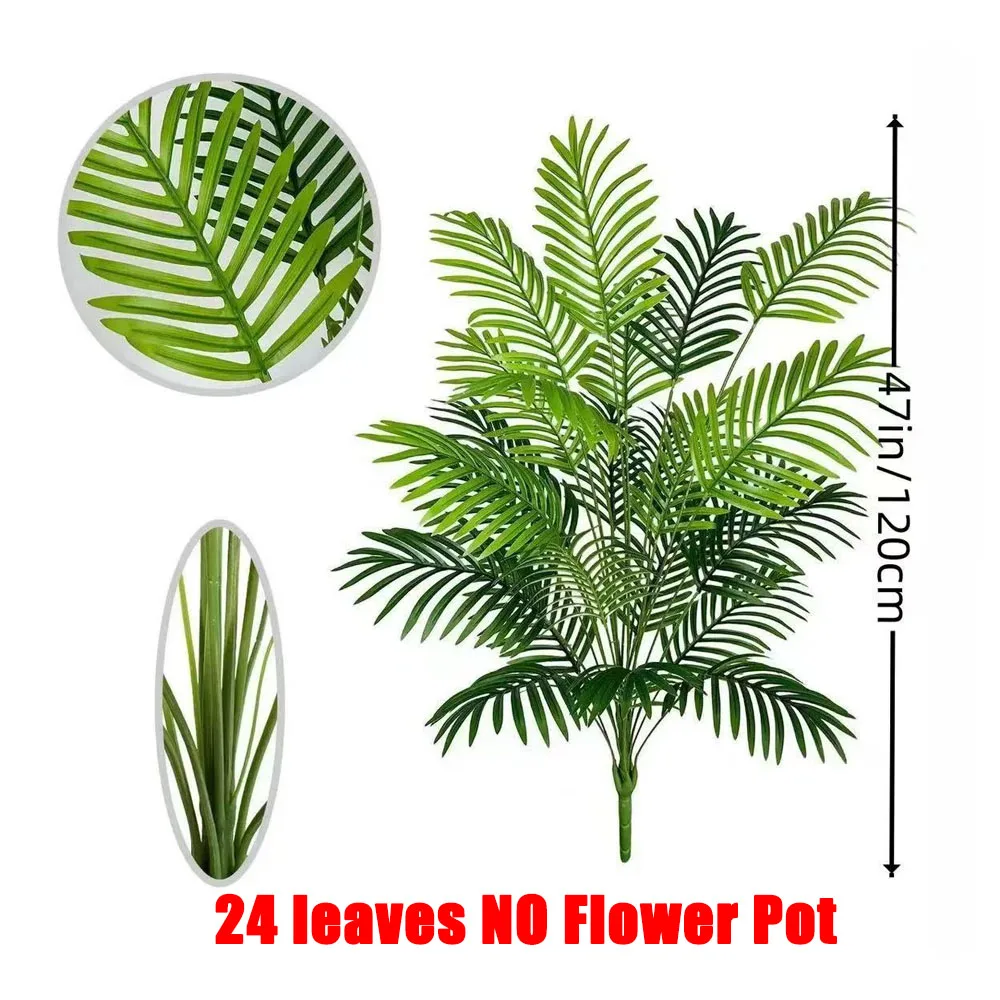 Sztuczna palma tropikalna 70-120 cm do domu Fluorescencyjny żółty