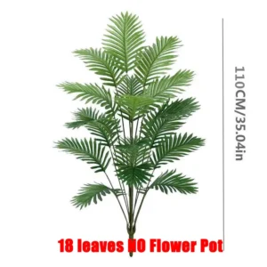 Sztuczna palma tropikalna 70-120 cm do domu Oliwkowy