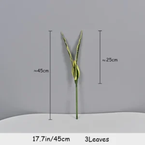 Sztuczna sansewieria wysoka 90 cm do domu i biura Młynowa biała