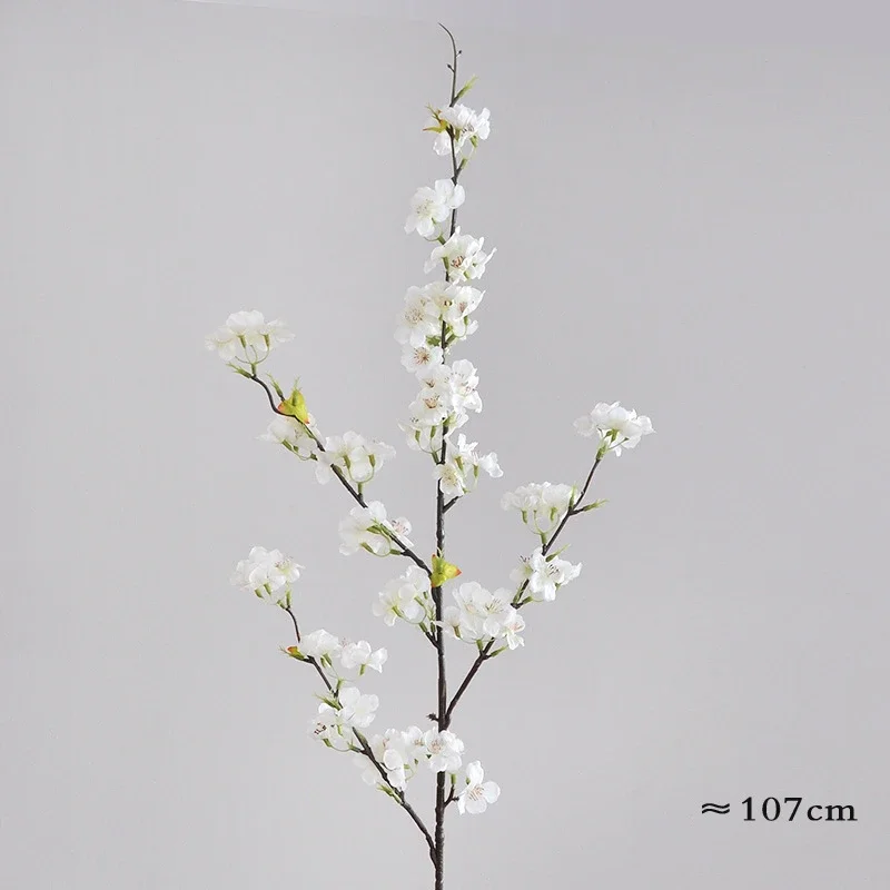 Sztuczne gałęzie wiśni 107 cm do dekoracji Czarny