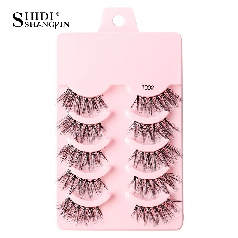 Sztuczne rzęsy półrzęsy 3D mink naturalne przedłużanie Kolba